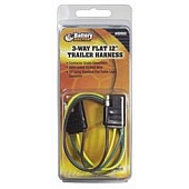 WirthCo Trailer Wiring Flat Connector - Vehicle End 4 Way 12 Inch Length - 80908