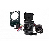 Hopkins MFG Trailer Wiring Connector Adapter 4 Flat To 4 Flat And 7 Blade - 47180