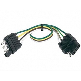 Husky Towing Trailer Wiring Flat Connector - 4 Way 18 Inch Length - 30170
