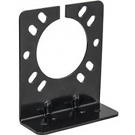 Husky Towing Trailer Wiring Connector Mounting Bracket - 7 Blade And 6 Pole Round - 33069