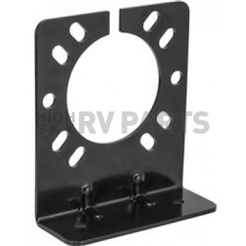 Husky Towing Trailer Wiring Connector Mounting Bracket - 7 Blade And 6 Pole Round - 33069