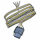Husky Towing Trailer Wiring Flat Connector - 4 Way 12 Inch Length - 13190