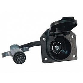 Husky Towing Trailer 7 Blade To 6 Pin Wiring Connector Adapter - 30693