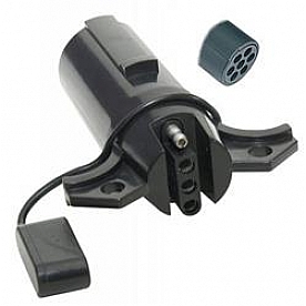 Husky Towing Trailer Wiring Connector Adapter 7-Way Pin To 4 Flat - 30341