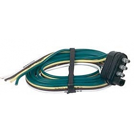 Hopkins MFG Trailer Wiring Flat Connector - 4 Way 48 Inch Length - 48135