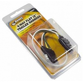 WirthCo Trailer Wiring Flat Connector - 4 Way 12 Inch Length - 80901
