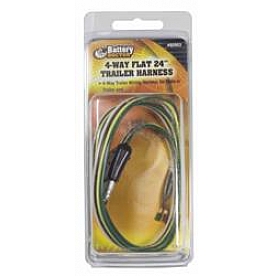 WirthCo Trailer Wiring Flat Connector - 4 Way 24 Inch Length - 80903