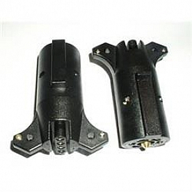 Pollak Trailer Wiring Connector Adapter 7-Way Pin To 5 Flat - 12-744EV