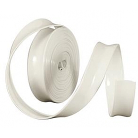 Camco Trim Molding Insert 1 inch x 100' Colonial White - for Aluminum Roof Edge - 25222