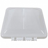 Ventline Roof Vent Lid - Wedge Shape With Radius Corners White - BVD0449-A01