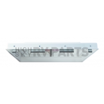 RV Designer Roof Vent Lid for Jensen Manufactured Prior To 1994 Vents with Pin Hinge White  V106-2