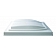 RV Designer Roof Vent Lid for Jensen Manufactured Prior To 1994 Vents with Pin Hinge White  V106