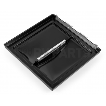 Camco Roof Vent Lid 14 inch x 14 inch for Jenson With Pin Hinge Black 40174-5