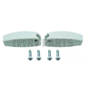 AP Products RV Baggage Doors Holdback White - Set of 2 - 013-097W