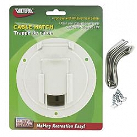 Valterra Round Cable Hatch White A10-2137VP