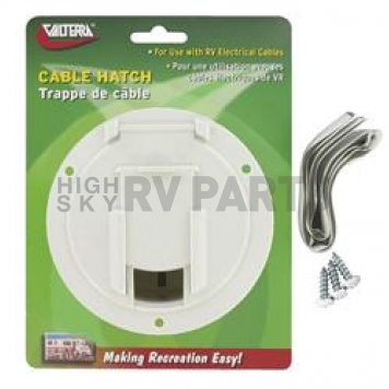 Valterra Round Cable Hatch White A10-2137VP