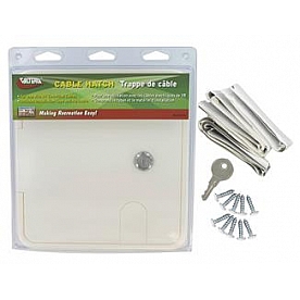 Valterra Electrical Square Cable Hatch White A10-2151VP