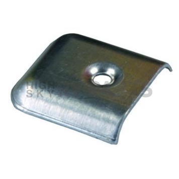 JR Products Side Molding End Cap Chrome Metal - Set of 4 - 49675
