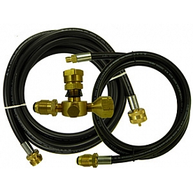 MB Sturgis Propane Hose 1/4 Inch Male Prest-O-Lite (POL) x Male Inverted Flare - 103610-MBS