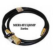 Marshall Excelsior Propane Hose  72 Inch x 1/4 Inch - MER14TCQDMP-72P