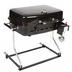 Faulkner Barbeque Grill Propane - 23 inch x 17 inch Black Steel - 51322