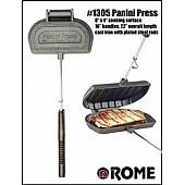 Rome Industry Campfire Cookware Panini Press Cast Iron - 1305