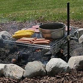 Campfire Grill Extended Arm - 20 inch x 25 inch Rectangular - 1054