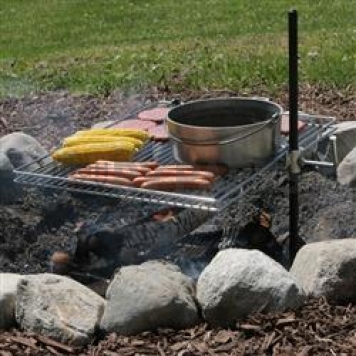 Campfire Grill Extended Arm - 20 inch x 25 inch Rectangular - 1054
