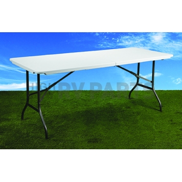 Faulkner Folding Table White Plastic - 69864-1