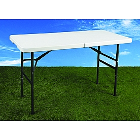 Faulkner Folding Table White Plastic - 69873