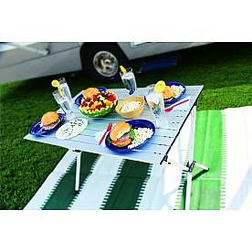 Camco Aluminum Table Rectangular Gray - 51892