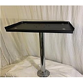 Fleming Sales Table 21Inch x 14 Inch Steel Black - 11818