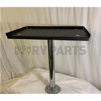 Fleming Sales Table 21Inch x 14 Inch Steel Black - 11818