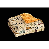 Camp Casual Picnic Blanket 60 Inch x 50 Inch Road Trip - CC-005RT