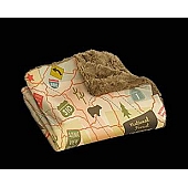 Camp Casual Picnic Blanket 60 Inch x 50 Inch Travel Map - CC-005TM