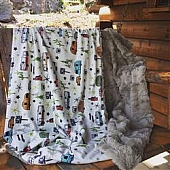 Camp Casual Picnic Blanket 50 Inch x 60 Inch Gray - CC-005RTG