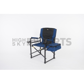 Faulkner Director Chair Blue And Black - 49581-1