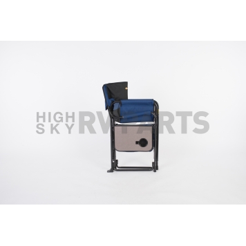 Faulkner Director Chair Blue And Black - 49581-6