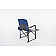 Faulkner Director Chair Blue And Black - 49581