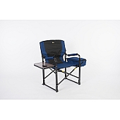 Faulkner Director Chair Blue And Black - 49581