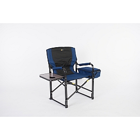 Faulkner Director Chair Blue And Black - 49581
