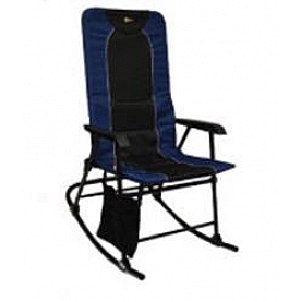 Faulkner Rocking Chair Blue And Black - 49598