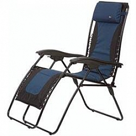 Faulkner Recliner Chair Blue And Black - 48968