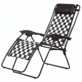 Faulkner Recliner Chair Black And White Checkered Flag - 48969