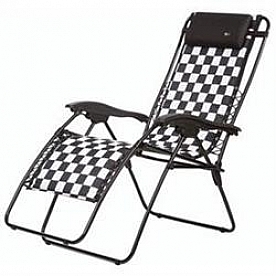 Faulkner Recliner Chair Black And White Checkered Flag - 48969