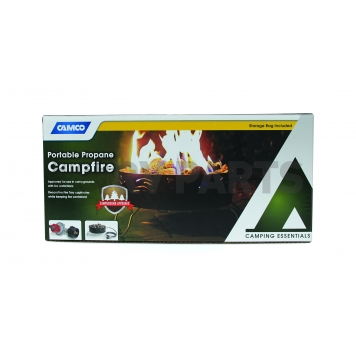 Camco RV Portable Propane Campfire Round 58041-1