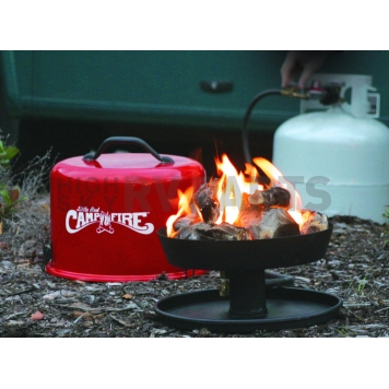 Camco RV Portable Propane Campfire Round 58031-4