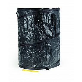 Camco Collapsible Trash Can - Black Vinyl - 42893