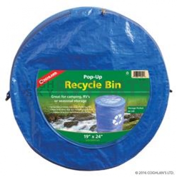 Coghlan's Recycle Bin Trash Can - Blue Polyethylene - 1715