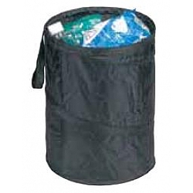 Hopkins MFG Trash Can - Secures To Floor Type - TRASH13-BLA-PDQ